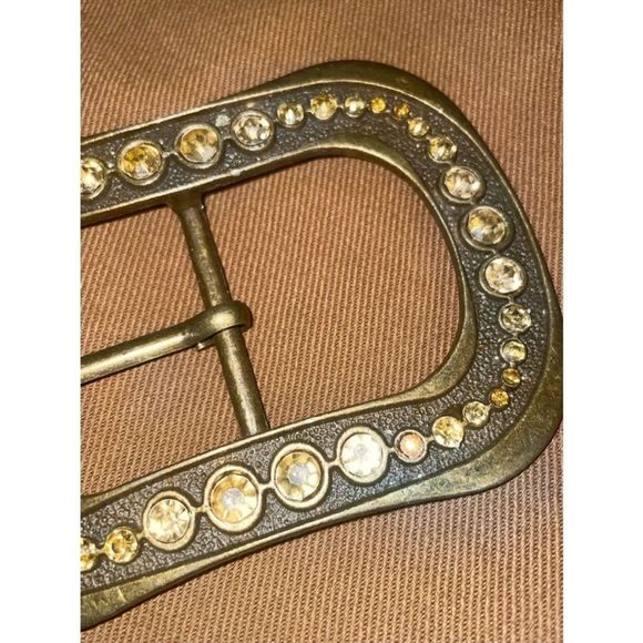 Vintage Rounded Rectangle Belt Buckle - Bid Now = Discounted Shipping - Picture 6 of 9